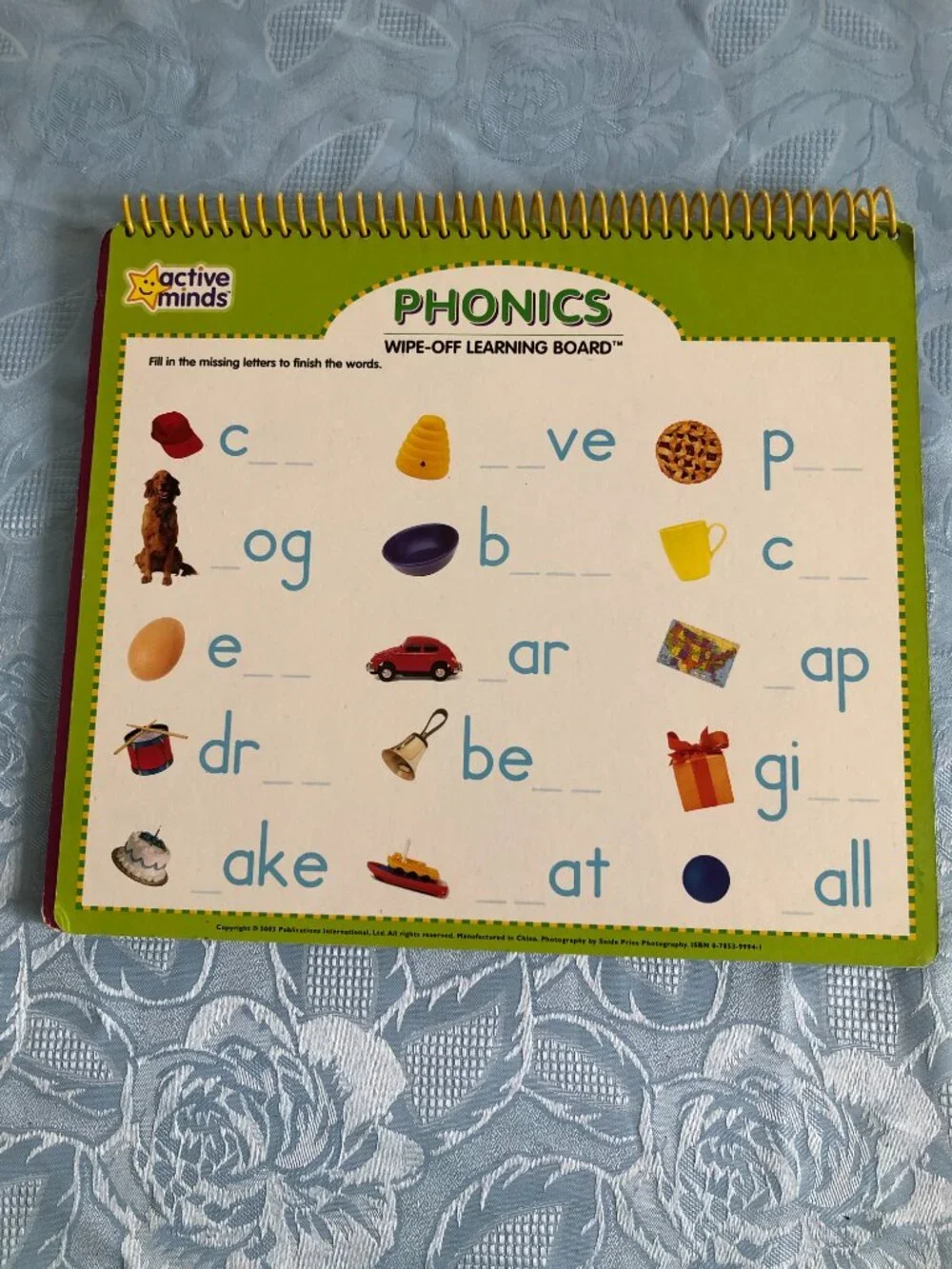 Wipe-off Learning Boards
